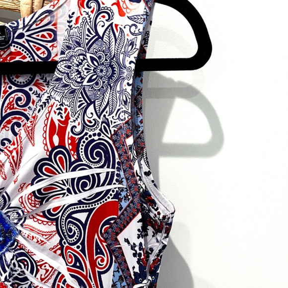 Apt. 9 Sleeveless Boho Paisley Floral Sublimation Dress - Picture 5 of 9